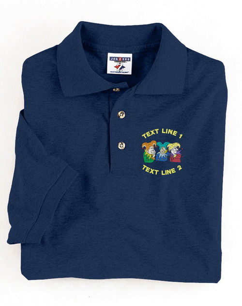 ROJ Royal Order of Jesters Embroidered Polo #853 (image for) ROJ Royal Order of Jesters Embroidered Polo #853